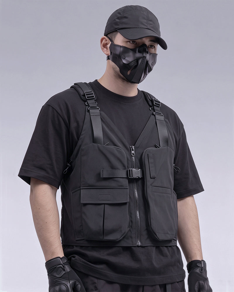 Water-Repellent Suspender Utility Vest