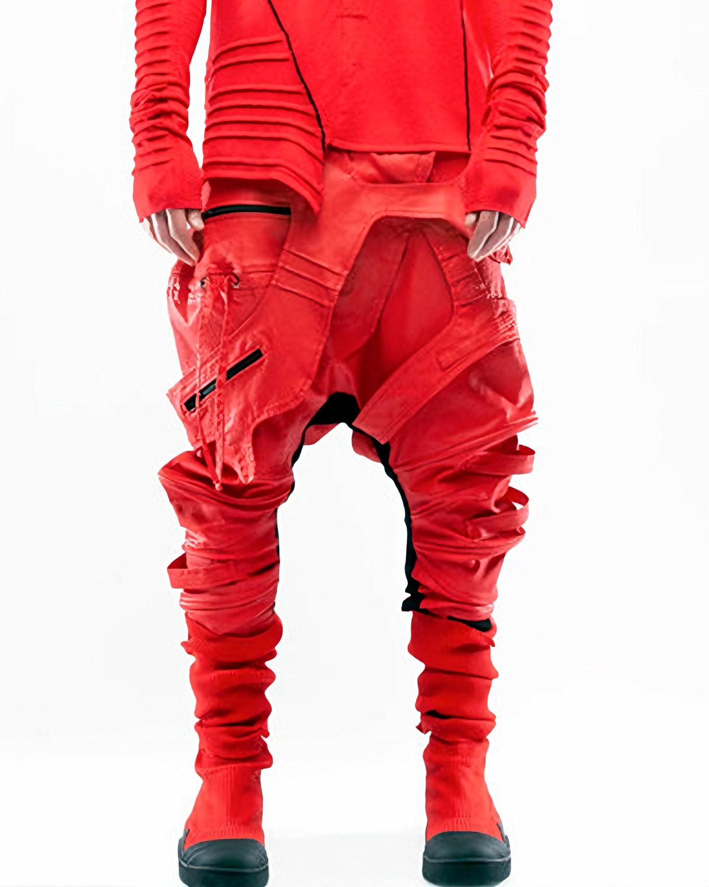 Avant-Garde Dune Wasteland Slim-Fit Pants