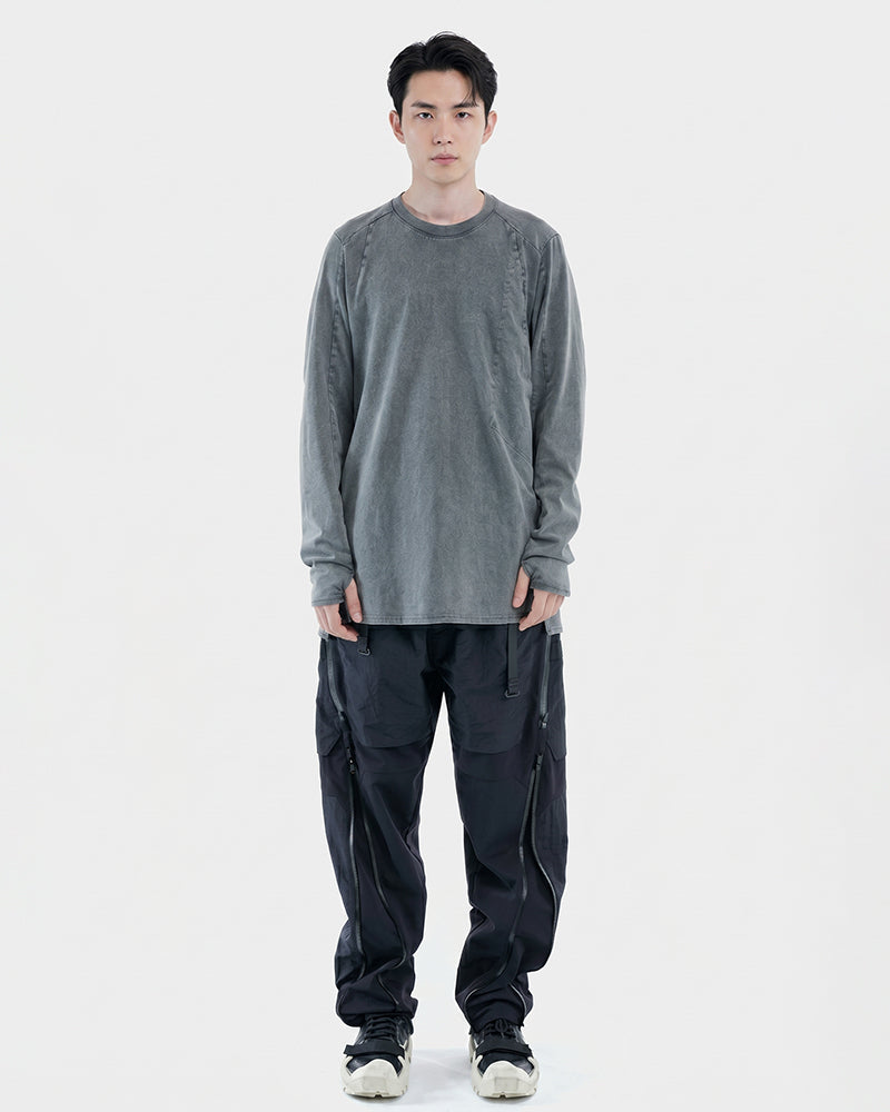 Dual-Mode Zippered Layered-Pocket Water-Repellent Techwear Pants