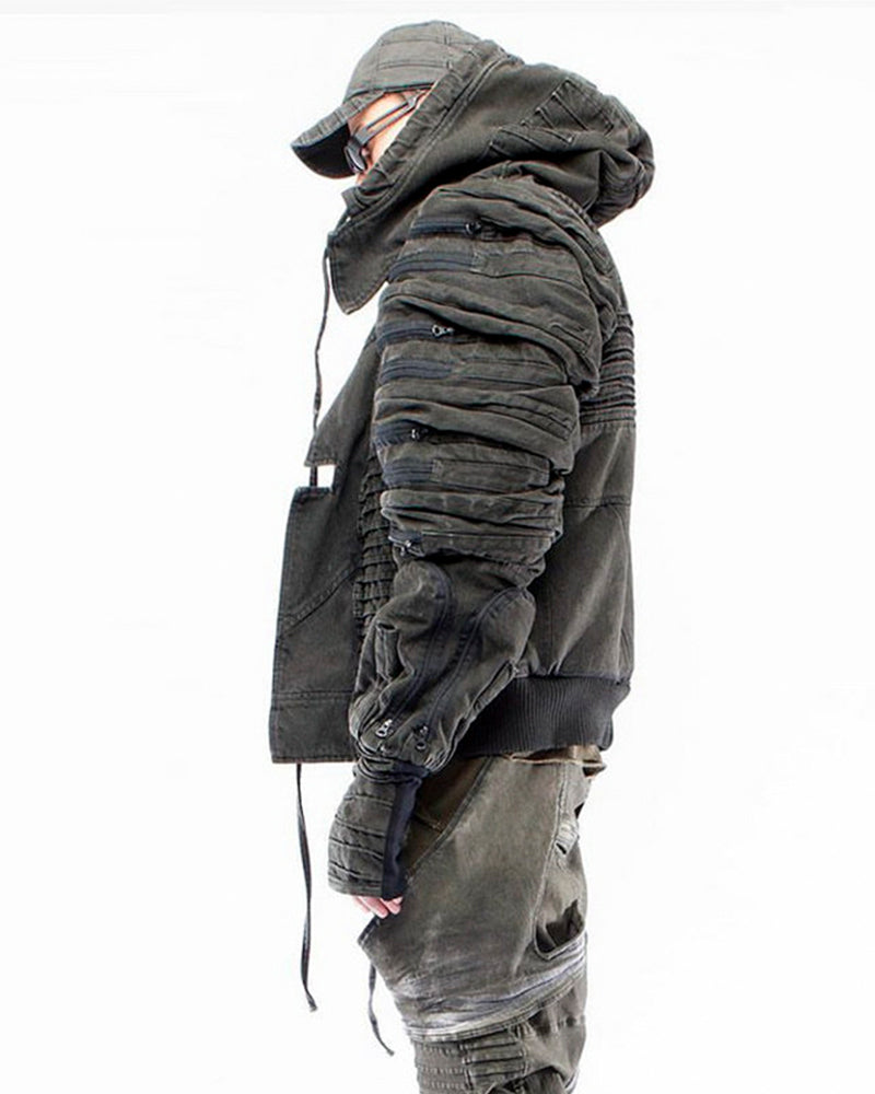 Wasteland Distressed 3D Pocket Jacket