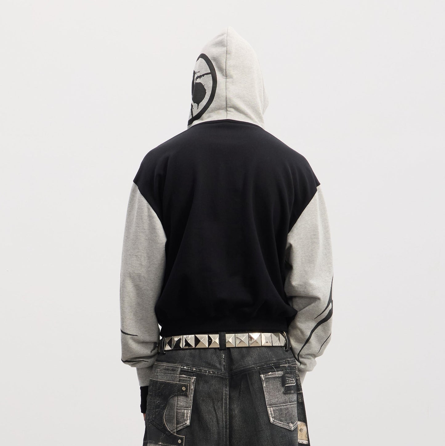 Rockstar Full-Print Contrast Hoodie