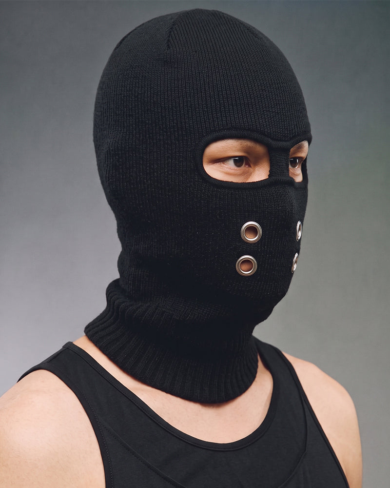 Post-Apocalyptic Grommet Knit Balaclava