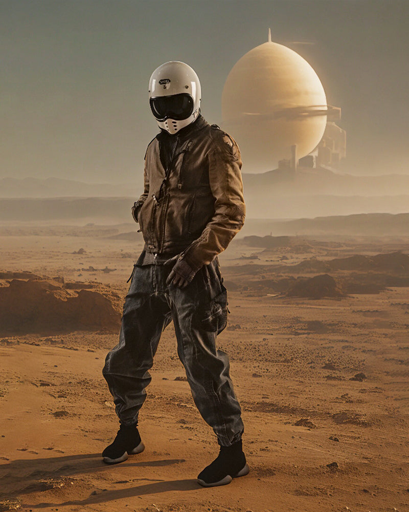 Wasteland Techwear Multi-Pocket Zip-Adjust Parachute Cargo Pants
