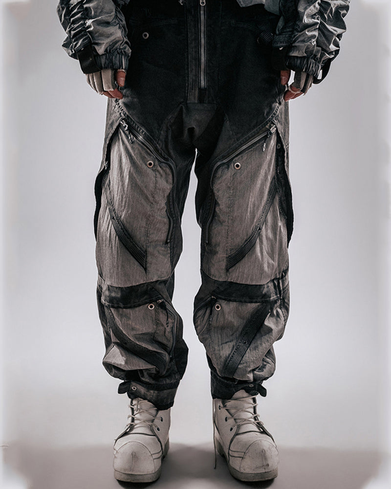 Post-Apocalyptic Men's Techwear Wasteland Cargo Pants