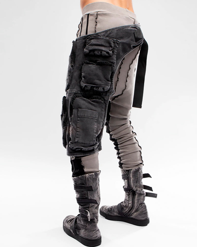 Washed Thigh Bag Post-Apocalyptic Leg Pouch