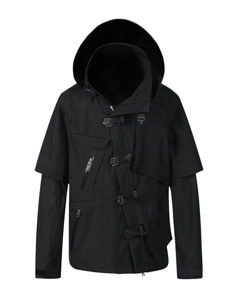 Cyberpunk Functional Waterproof Detachable Sleeves Jacket