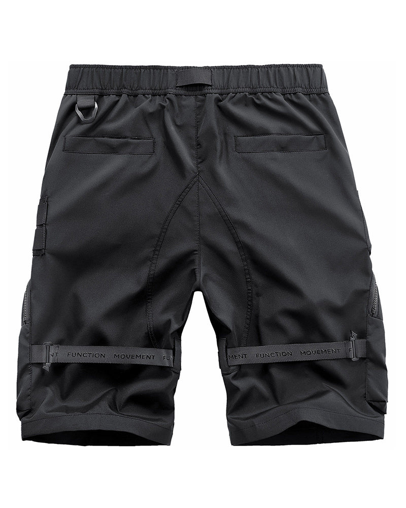 Techwear Multi-Pocket Cargo Shorts