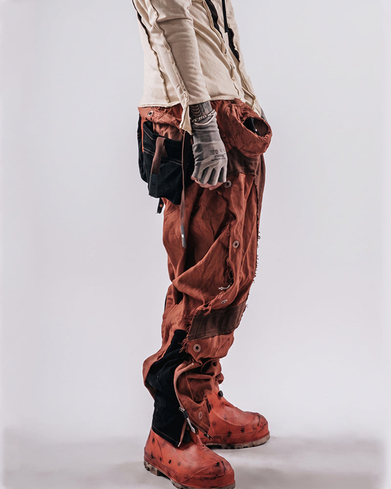 Post-Apocalyptic Distressed Cargo Pants