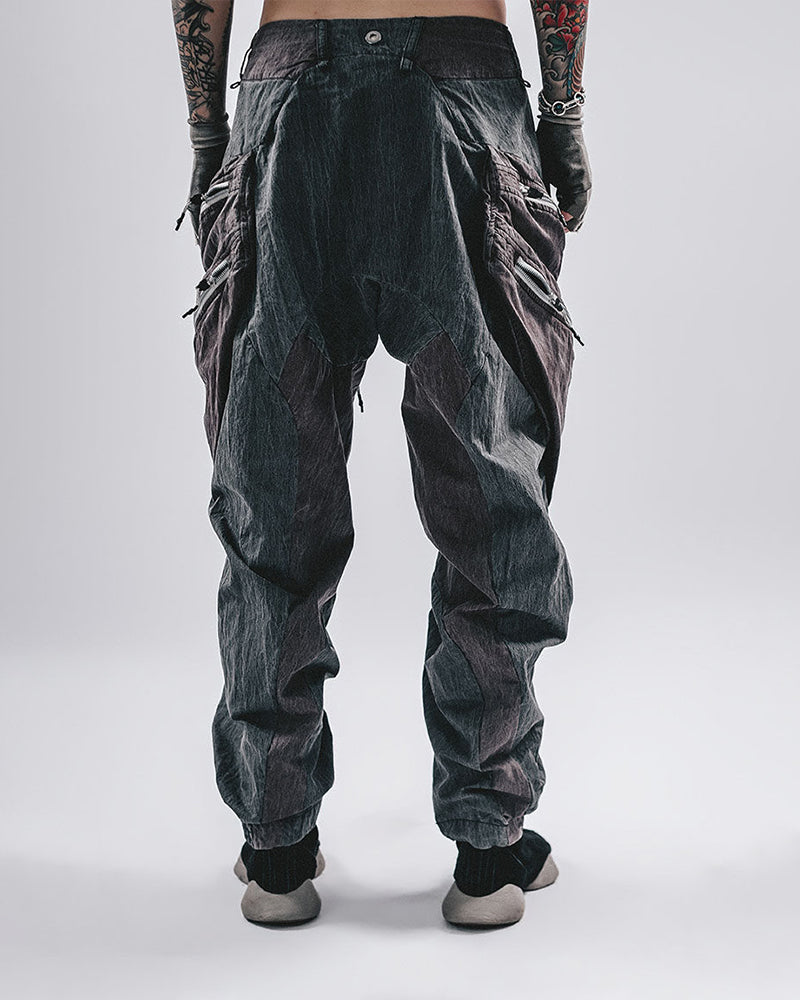 Wasteland Two-Tone Parachute Cargo Pants