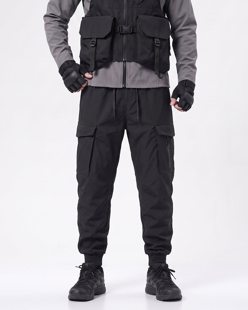 Techwear Drawstring Cuff Casual Pants