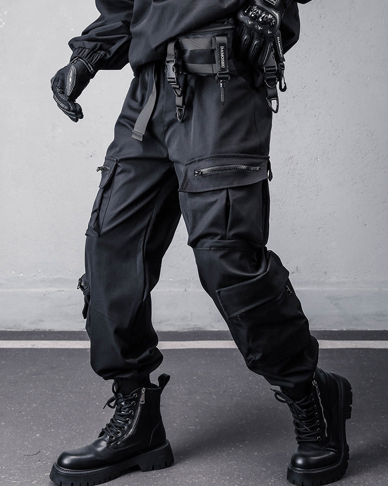 Streetwear Multi-Pocket Utility Techwear Cargo Pants