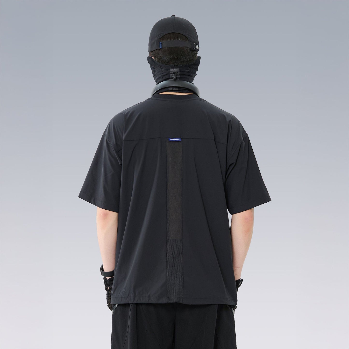 Tactical Mesh-Back Zip Pocket T-Shirt