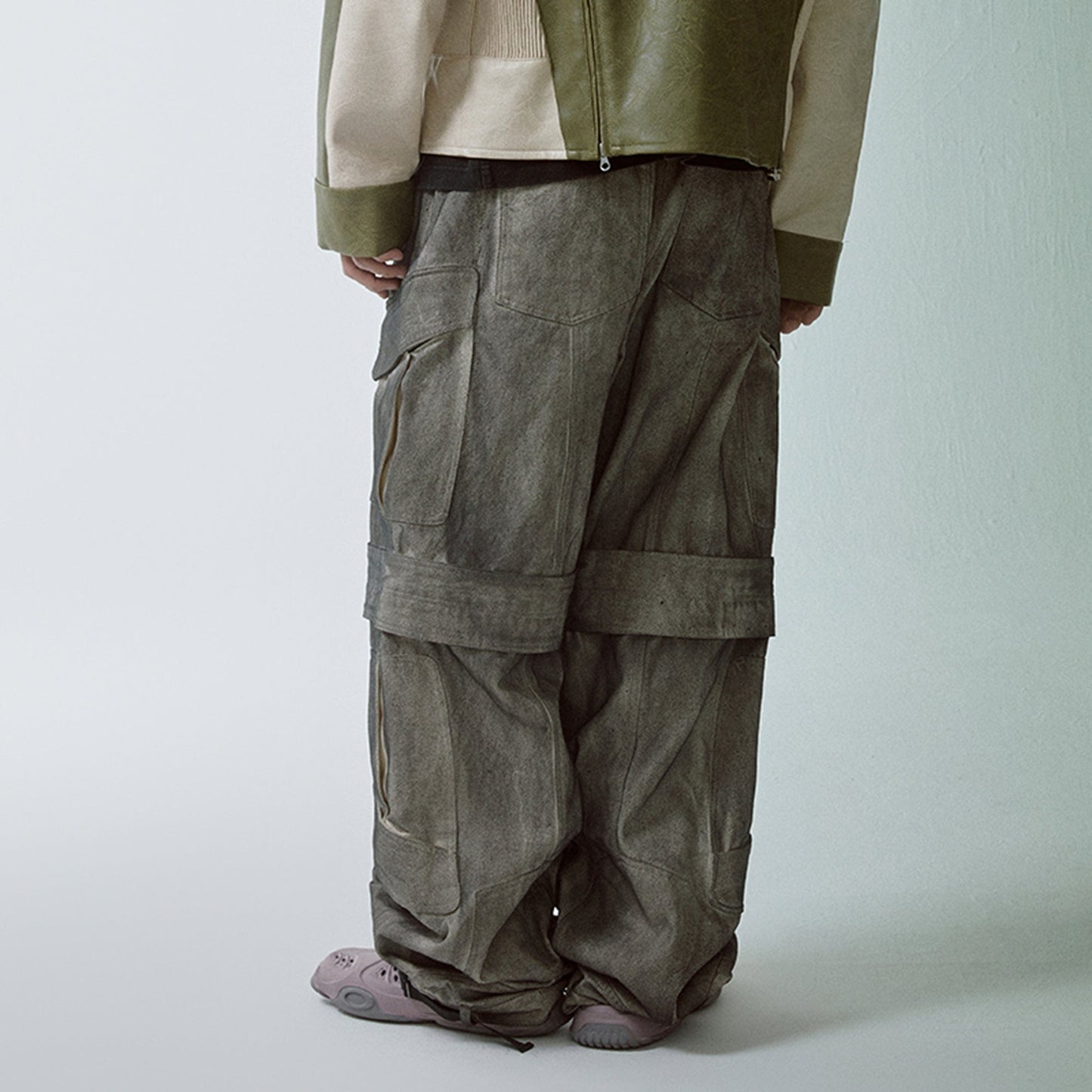 Retro Dirty Fit Double-Knee Cargo Pants