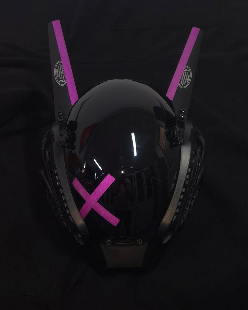 Futuristic Wing Cyberpunk Helmet Mask