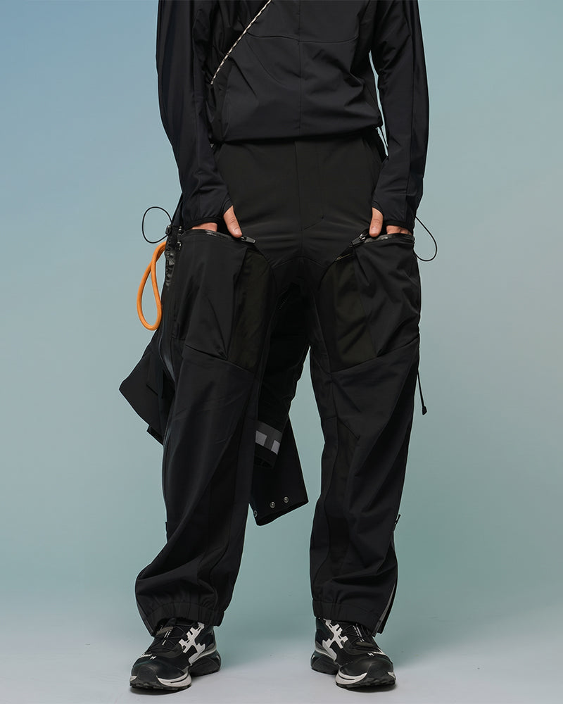 Dual-Zip Rapid-Deploy Techwear Pants