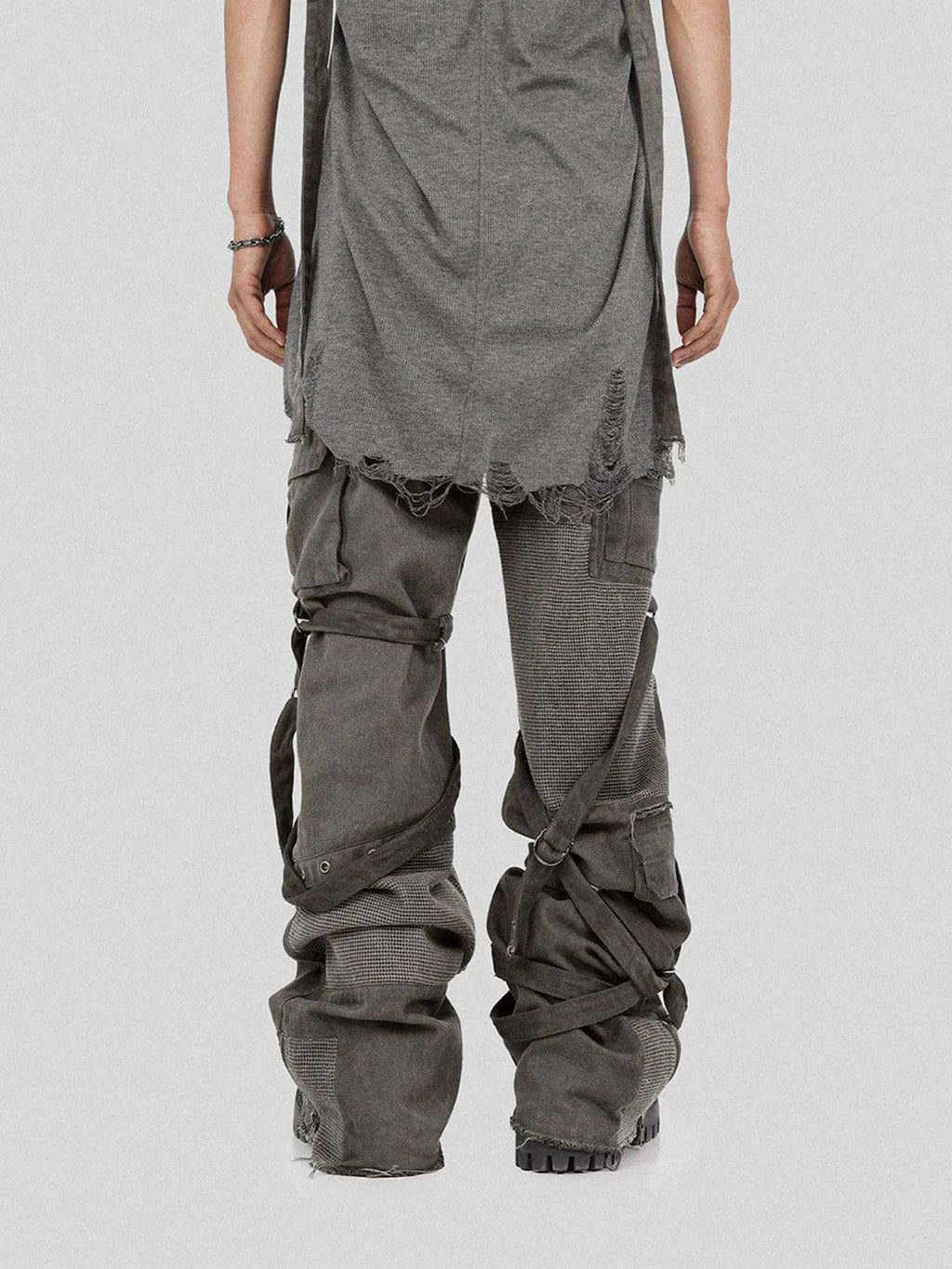Scavenger Heavyduty Multi-Pockets Striped Cargo