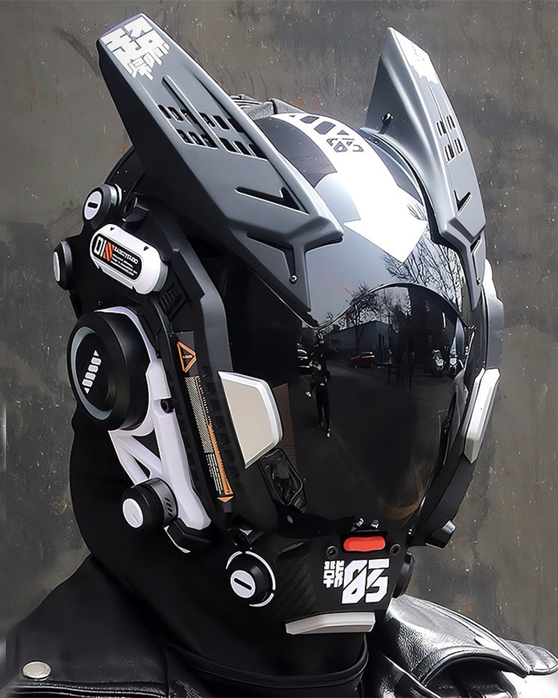 Futuristic Cosplay Cyberpunk Helmet Mask
