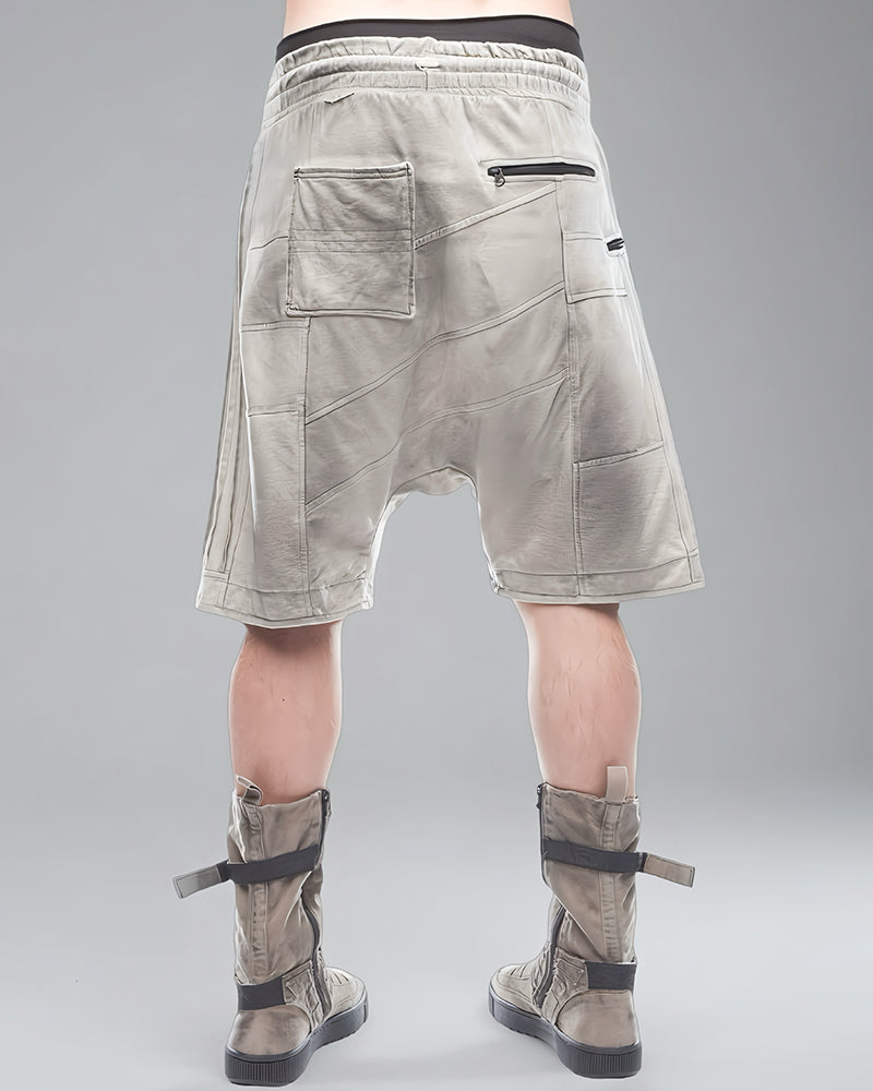 Wasteland Deconstructed Pleated Shorts