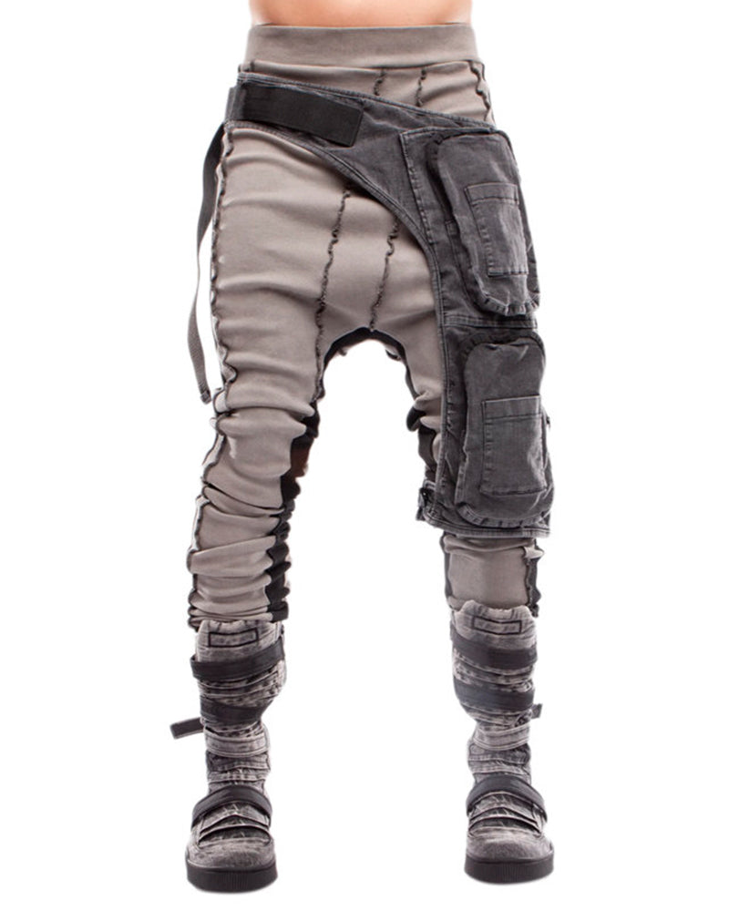 Wasteland Dyed Distressed Slim-Fit Sweatpants