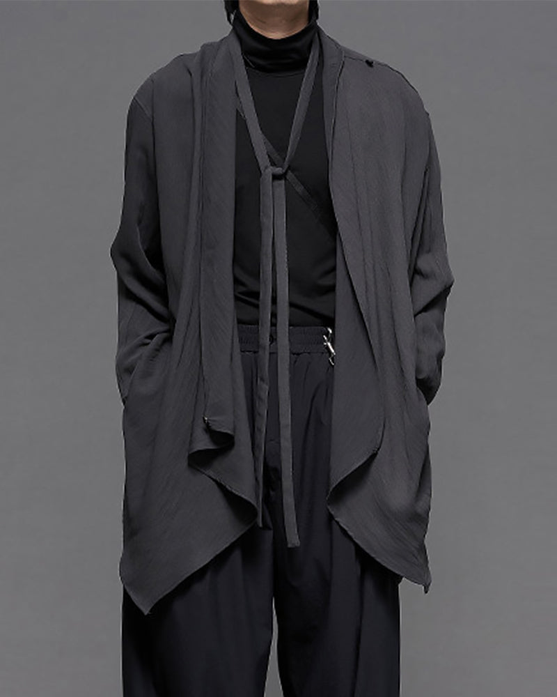 Japanese Zen Hermit Kimono  Cardigan Jacket