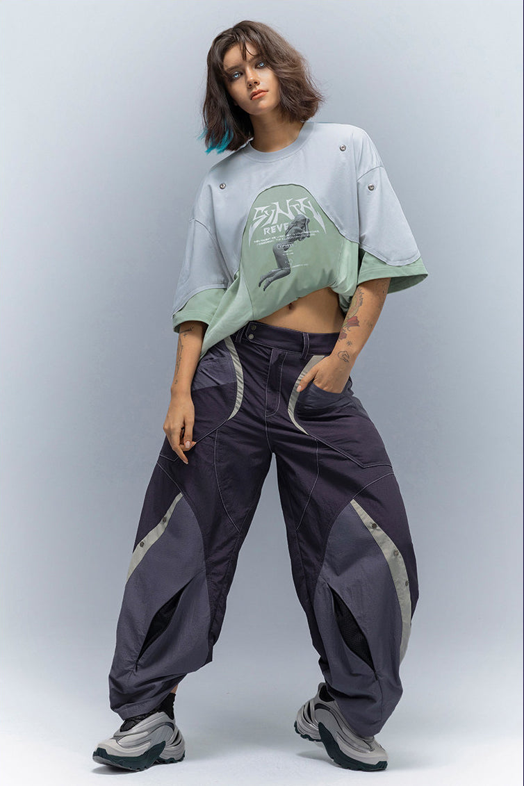 CBP-022-X｜Cyberpunk Techwear Set Top / Bottom