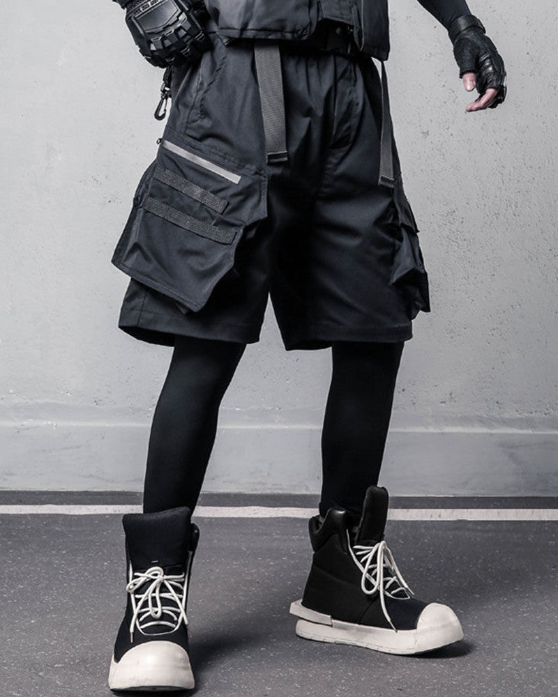 Techwear Pocket Cargo Shorts