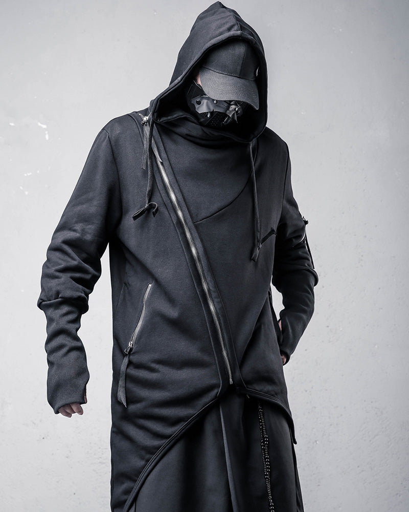 Japanese Techwear Zipper Hooded Jacket