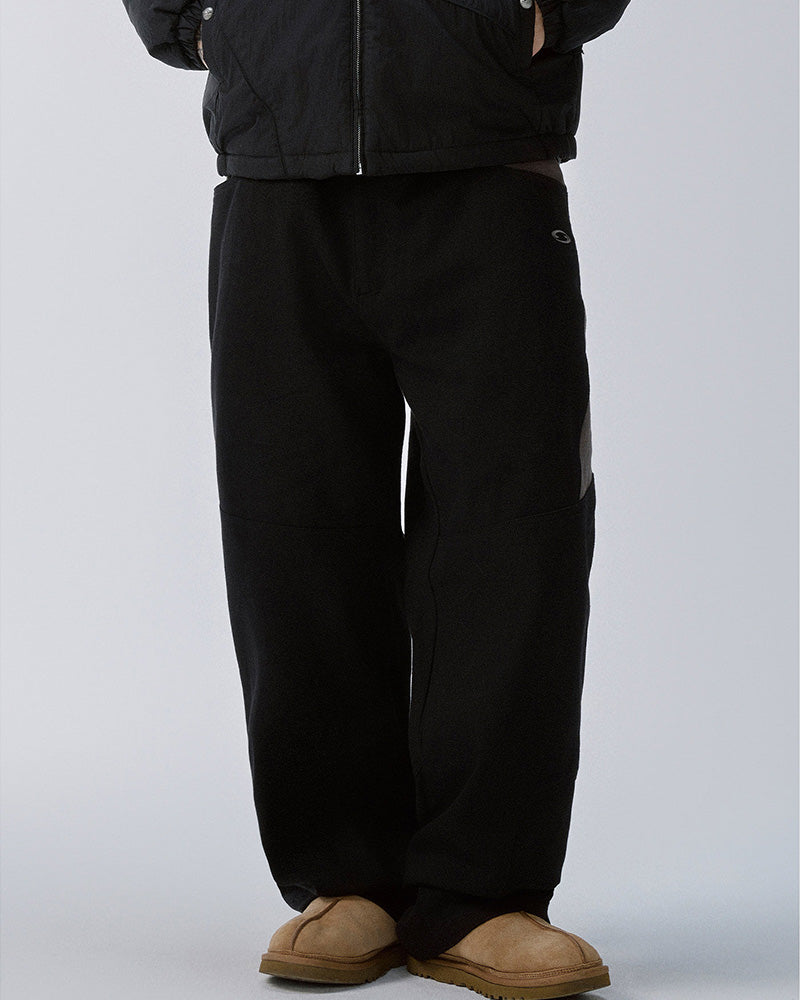 Contrast Panel Utility Cargo Pants
