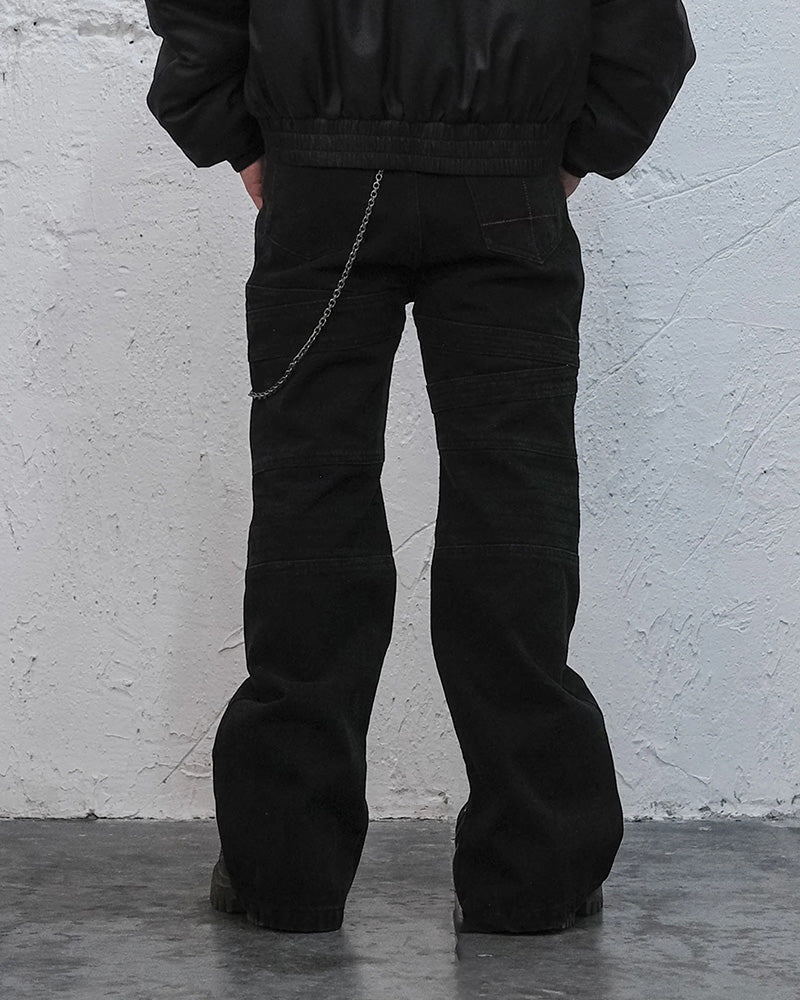 Serpent Skin Distressed Jeans