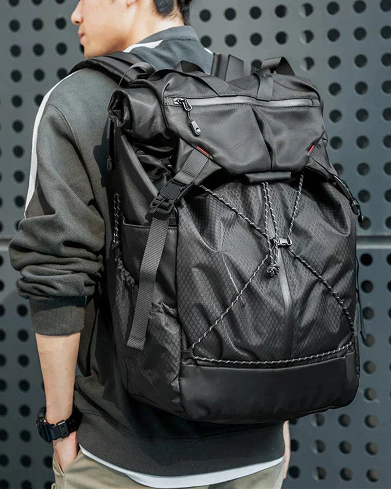 Cyberpunk Techwear Large-Capacity Backpack