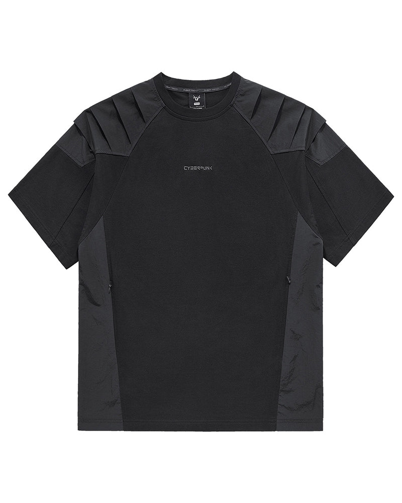 Functional Mech Patchwork Techwear T-Shirt