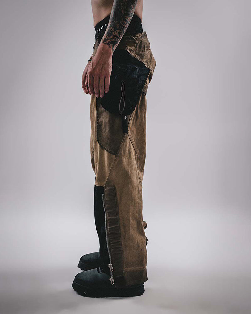 Spliced Wasteland Washed Tech Cargo Pants