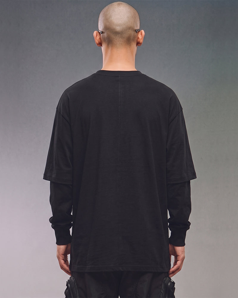 Post-Apocalyptic Double-Layer Long-Sleeve T-Shirt