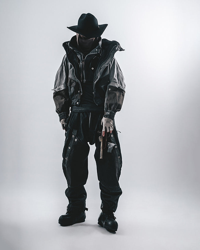 Biohazard Mesh-Panel Hooded Tactical Jacket