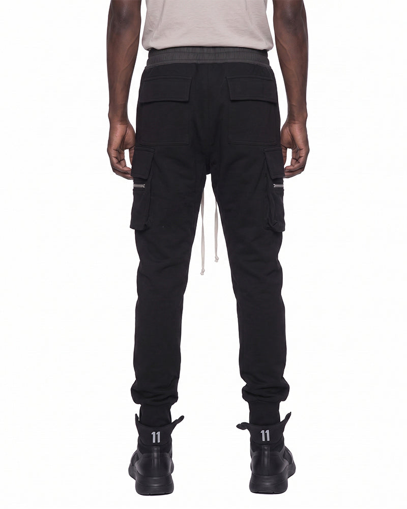 Multi‑Pocket Tactical Drawstring Cargo Jogger Pants