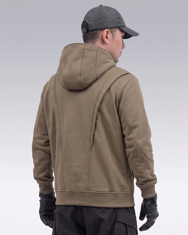 Techwear Multilayer Tactical Zip-up Hoodie