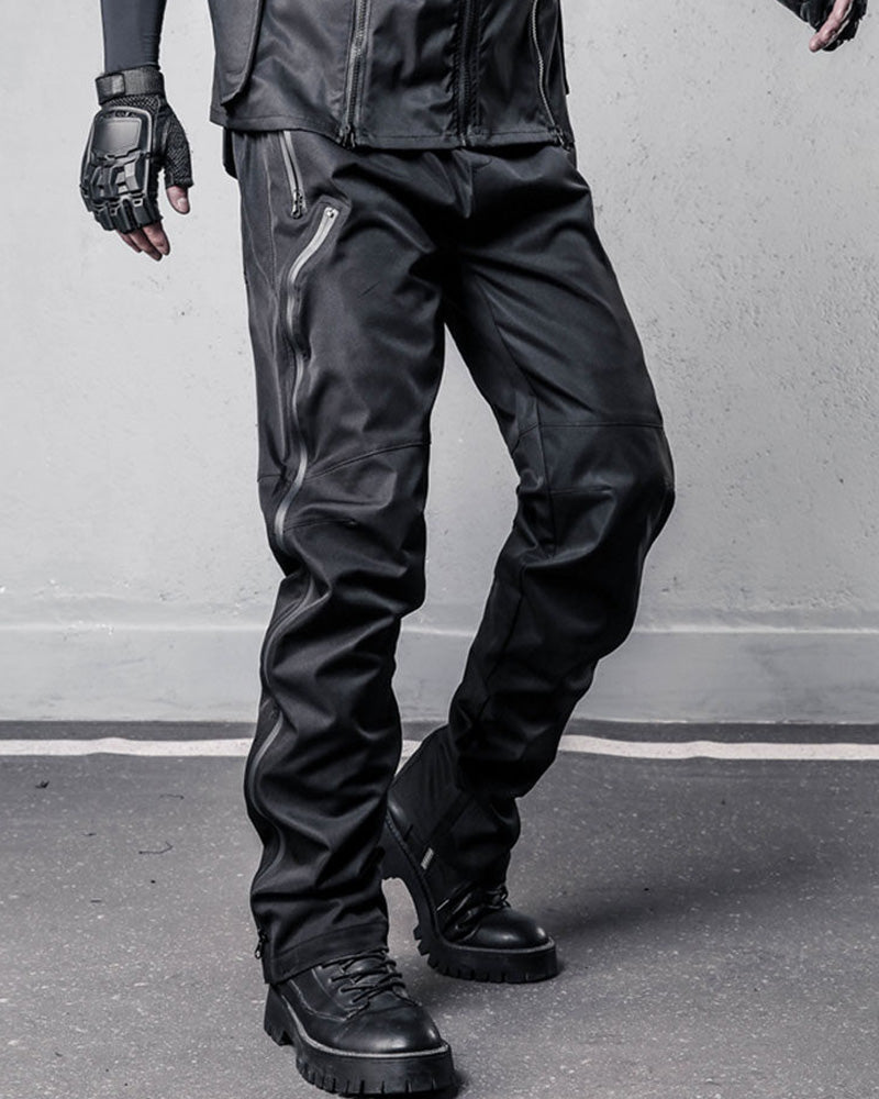 Functional Side-Zip Techwear Cargo Pants