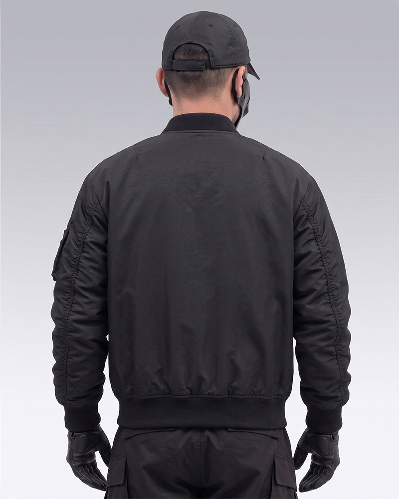 Functional Mock Layer Design Bomber Jacket