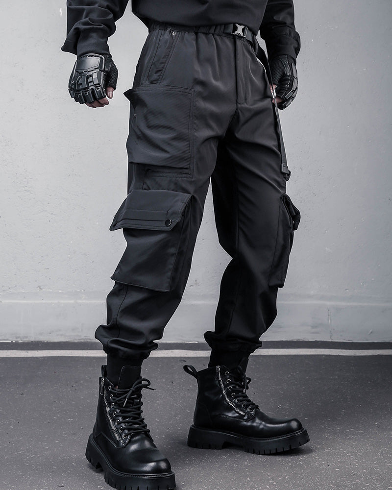 Multi-Pocket Tactical Techwear Cargo Pants