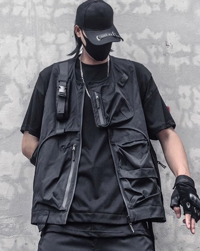 Techwear Utility Pocket Tactical Vest