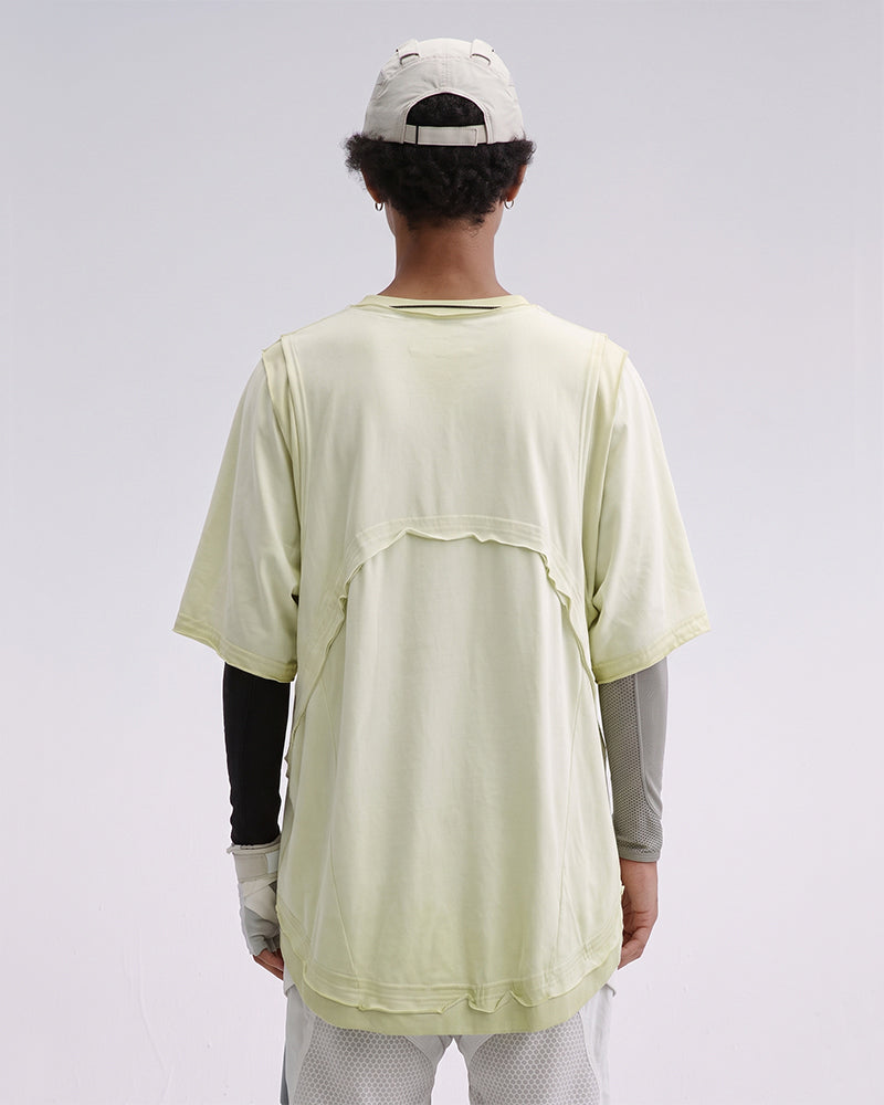 Wasteland Dirty Dye Transformable Sleeve Technical T-Shirt
