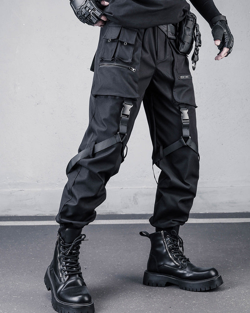 Functional Multi-Pocket Techwear Cargo Pants