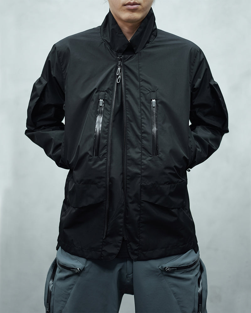 Multi-Pocket Water-Repellent Techwear Jacket