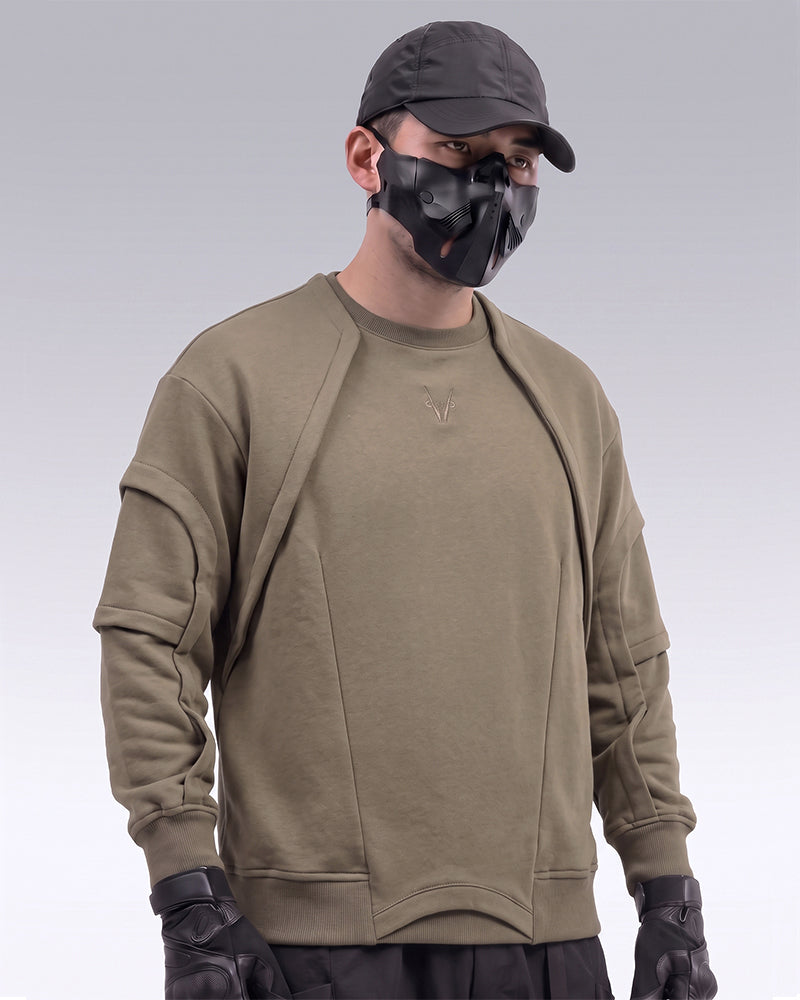 Cyberpunk Tech Pullover Sweatshirt