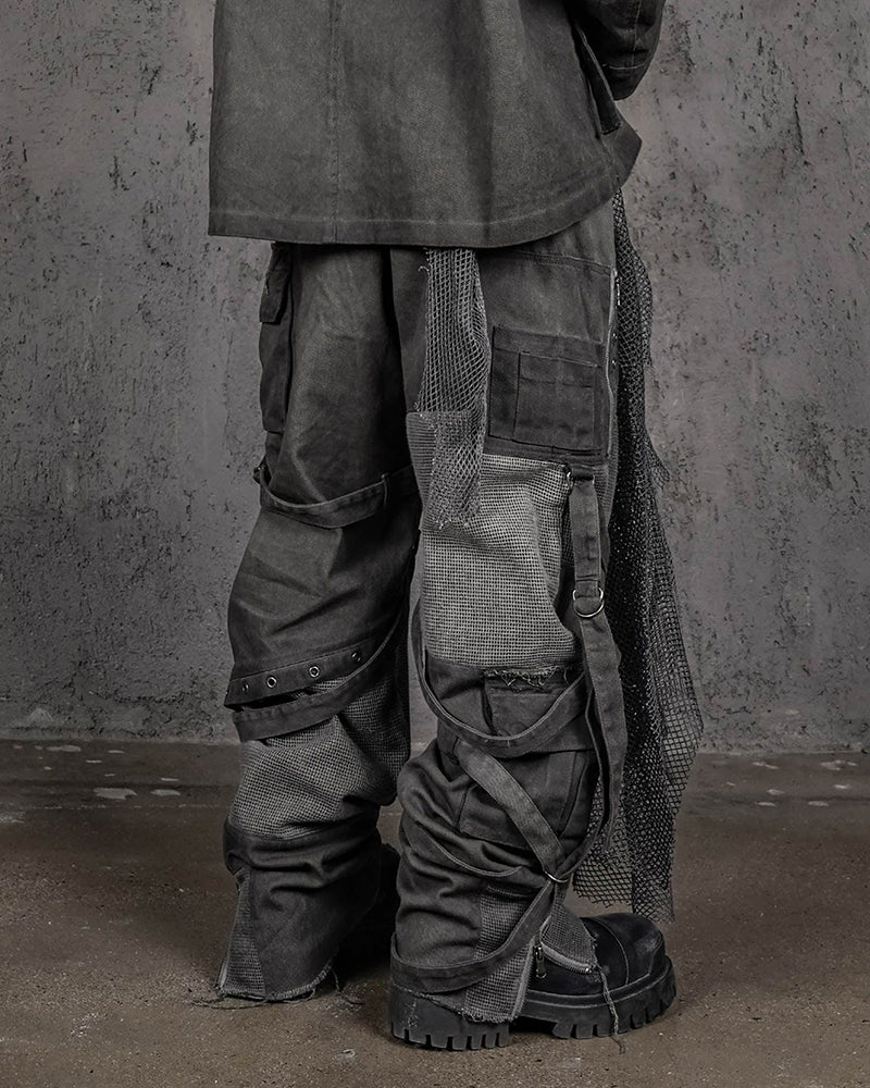 Scavenger Heavyduty Multi-Pockets Striped Cargo