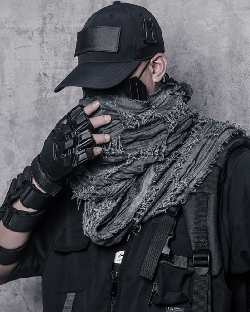 Wasteland Wear Distressed Tactical Shawl Scarf