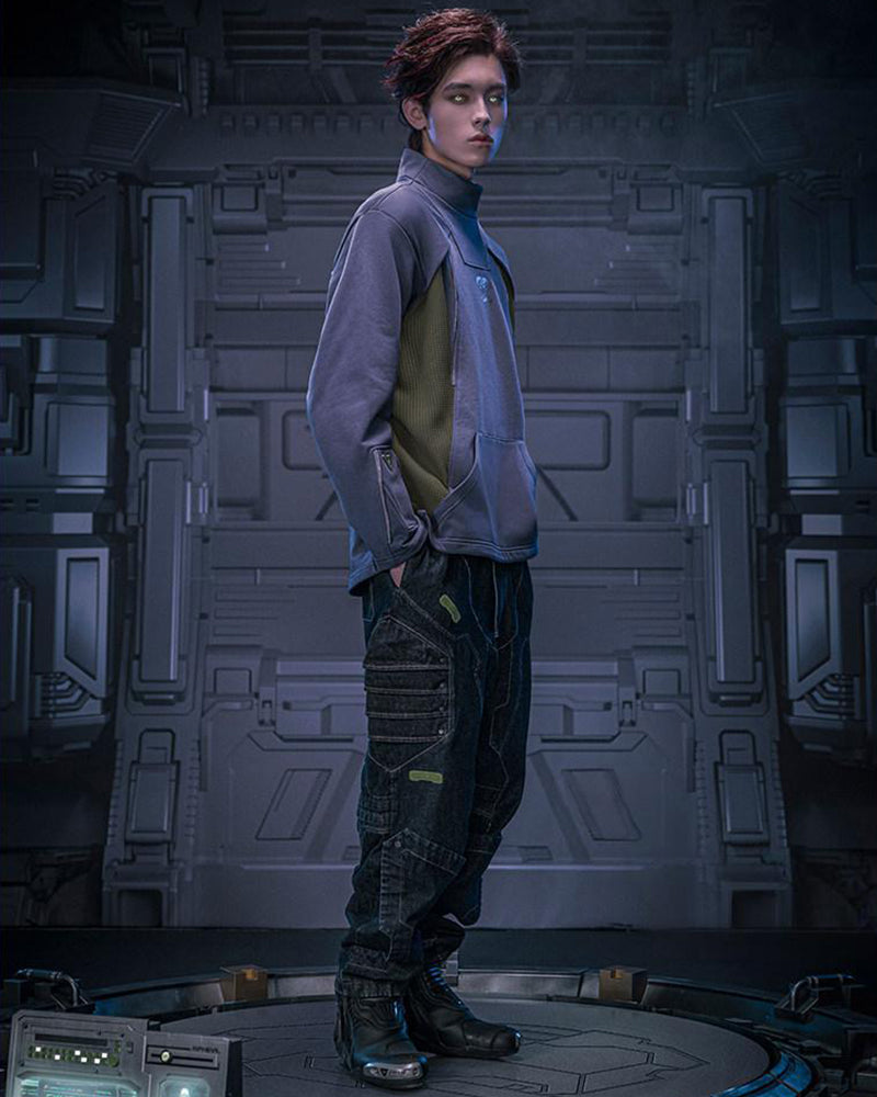 CBP-036-X｜Cyberpunk Techwear Set Top / Bottom