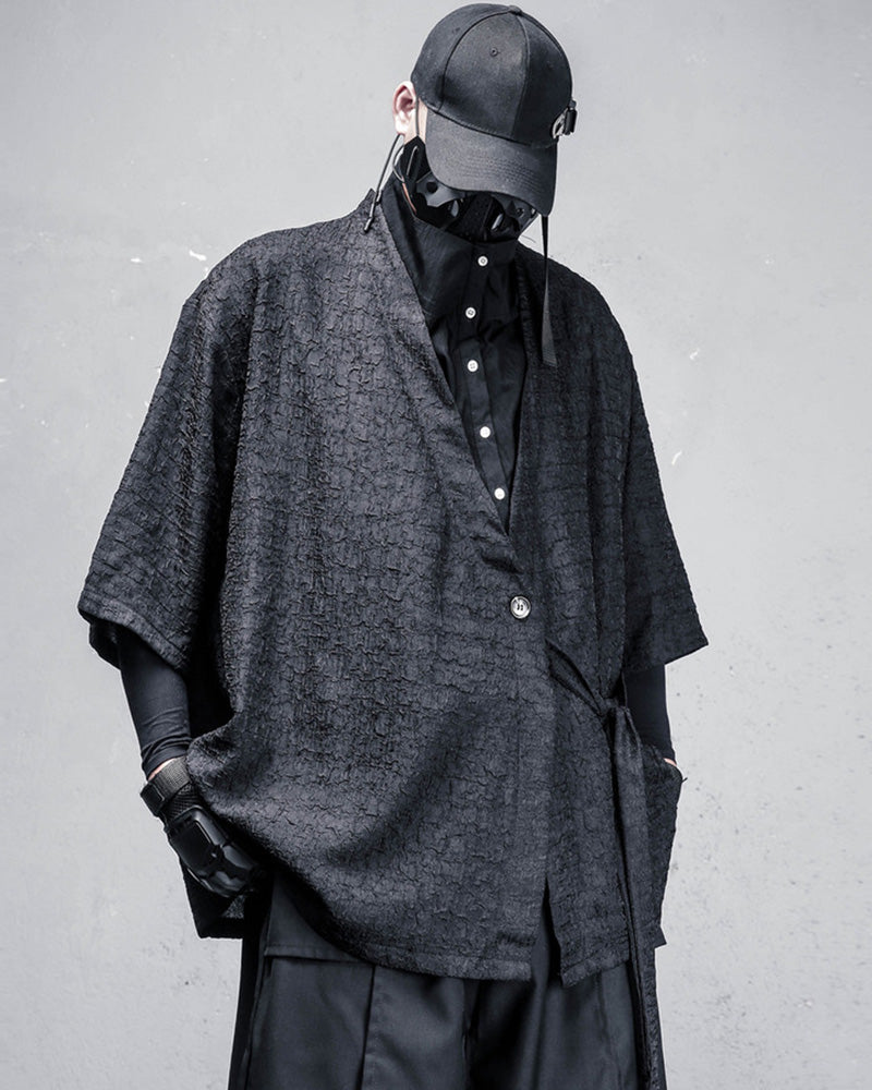 Japanese Robe Style Darkwear Shirt
