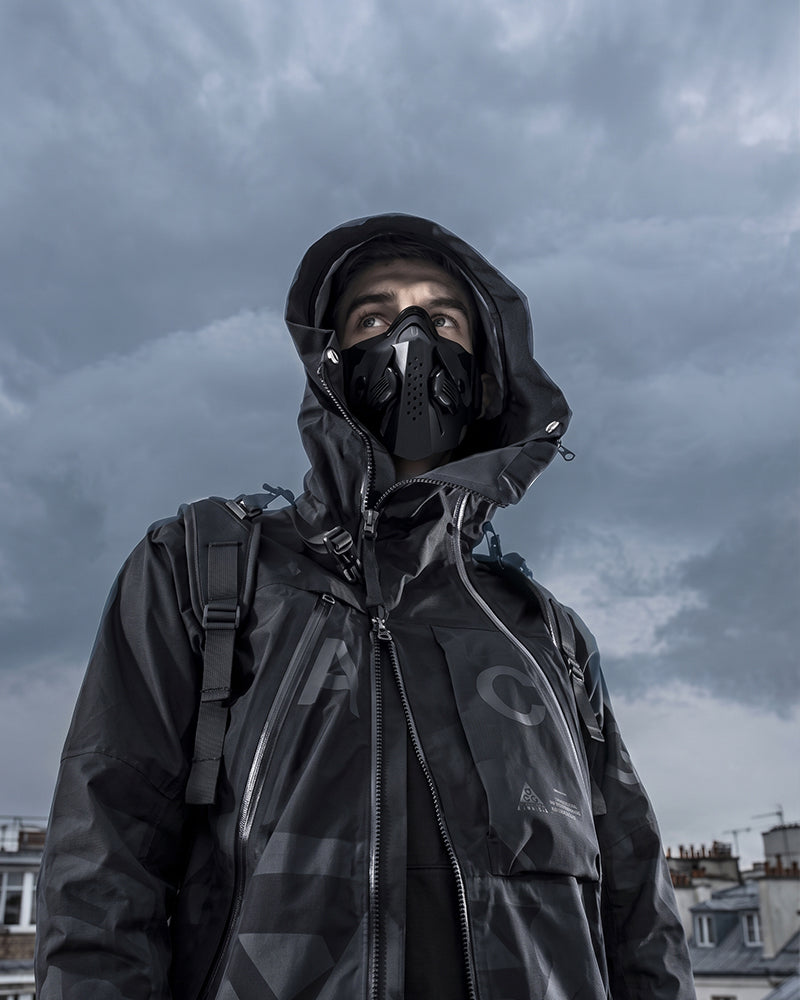 Cyberpunk Futuristic Half Face Mask