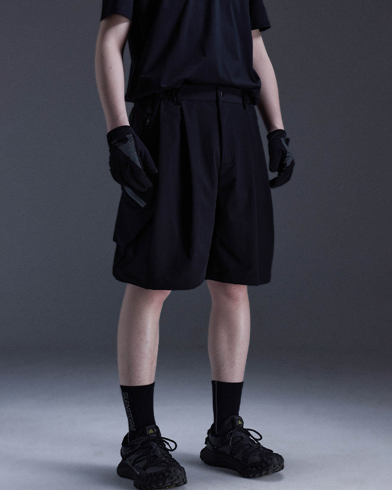 Seven-Pocket Circumferential Tactical Cargo Shorts